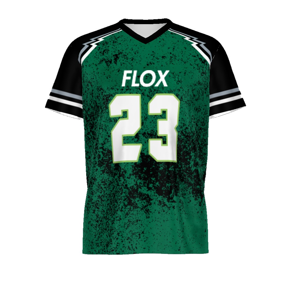 Green Sublimation Jersey Sublimation Polo Shirts - Image 1